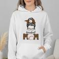 Baseball Mom Women Messy Bun Leopard Mother's Day Wmen Hoodie Baseball Mom Women Messy Bun Leopard Mother's Day Wmen Hoodie