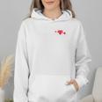 Baseball Softball Baseball Mom Heartbeat Baseball Premium Tri-Blend Wmen Hoodie