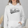 Busy Raising Ballers Baseball Mom & Parent Sports Premium Tri-Blend Wmen Hoodie