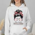 Busy Raising Ballers Messy Bun Funny Baseball Mom Wmen Hoodie Busy Raising Ballers Messy Bun Funny Baseball Mom Wmen Hoodie