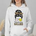 Busy Raising Ballers Tennis Baseball Mom Messy Bun Leopard Wmen Hoodie Busy Raising Ballers Tennis Baseball Mom Messy Bun Leopard Wmen Hoodie