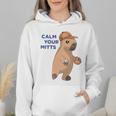 Capybara Calm Your Mitts Baseball Mom Sport Lover Tee Wmen Hoodie
