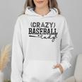 Crazy Baseball Lady Baseball Mom Sporty Humor Wmen Hoodie Crazy Baseball Lady Baseball Mom Sporty Humor Wmen Hoodie