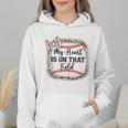 Cute Baseball Mom My Heart On That Field Sister Girl Toddler Wmen Hoodie Cute Baseball Mom My Heart On That Field Sister Girl Toddler Wmen Hoodie