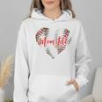 Cute Baseball Mom Heart Mother's Day Sport Mama Mom Life Wmen Hoodie Cute Baseball Mom Heart Mother's Day Sport Mama Mom Life Wmen Hoodie