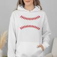 Cute Baseball Mom Laces Little League Women's Mother's Day Wmen Hoodie