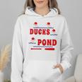 Cute Ducks On The Pond Cute Baseball Mom T-Shirt Wmen Hoodie