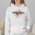 Distressed Baseball Mom Wmen Hoodie Distressed Baseball Mom Wmen Hoodie