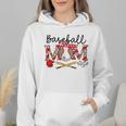 Leopard Baseball Mom Game Day Vibes Mother's Day Wmen Hoodie Leopard Baseball Mom Game Day Vibes Mother's Day Wmen Hoodie