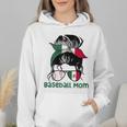 Mexico Baseball Mom Messy Bun Wmen Hoodie Mexico Baseball Mom Messy Bun Wmen Hoodie