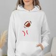 Mom Of Ballers USA Flag Football Baseball Mom Wmen Hoodie