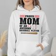 Proud Mom Of An Awesome Baseball Player Baseball Mom Wmen Hoodie Proud Mom Of An Awesome Baseball Player Baseball Mom Wmen Hoodie