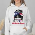 Puerto Rico Baseball Mom Messy Bun Boricua Wmen Hoodie Puerto Rico Baseball Mom Messy Bun Boricua Wmen Hoodie