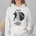 Retro Moms Against Baseball Pants Baseball Mom Wmen Hoodie