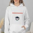 Senior Baseball Mom 2024 Senior Mom Class Of 2024 Baseball Wmen Hoodie