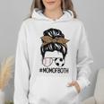 Soccer Baseball Mom Of Both Messy Bun Leopard Mother's Day Wmen Hoodie Soccer Baseball Mom Of Both Messy Bun Leopard Mother's Day Wmen Hoodie