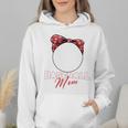 Softball Baseball Mom Floral Tee Mother's Day Premium Wmen Hoodie