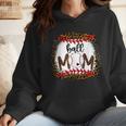 Ball Mom Leopard Ball Mom Baseball Mom Wmen Hoodie
