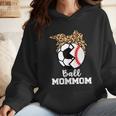 Ball MomMom Soccer Baseball Mom Mom Wmen Hoodie