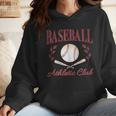 Baseball Athletic Social Club Baseball Mom Trendy Baseball Wmen Hoodie