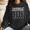 Baseball Mom Alphabet Mommy Mother's Day Motivational Saying Wmen Hoodie Baseball Mom Alphabet Mommy Mother's Day Motivational Saying Wmen Hoodie