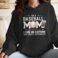 Baseball Mom Caffeine Fueled Game Day Essential Wmen Hoodie Baseball Mom Caffeine Fueled Game Day Essential Wmen Hoodie