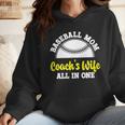 Baseball Mom Coach's Wife All In One Sports Player Coach Wmen Hoodie Baseball Mom Coach's Wife All In One Sports Player Coach Wmen Hoodie