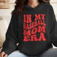 In My Baseball Mom Era Red Wmen Hoodie In My Baseball Mom Era Red Wmen Hoodie