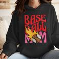 Baseball Mom Game Day Trendy Pink Leopard Mama Wmen Hoodie Baseball Mom Game Day Trendy Pink Leopard Mama Wmen Hoodie