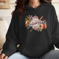 Baseball Mom With Garden Flowers Wmen Hoodie Baseball Mom With Garden Flowers Wmen Hoodie