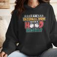 I Am A Baseball Mom With A Hood Playlist Wmen Hoodie I Am A Baseball Mom With A Hood Playlist Wmen Hoodie