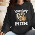 Baseball Mom Leopard Heart Matching Family Wmen Hoodie Baseball Mom Leopard Heart Matching Family Wmen Hoodie