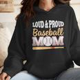 Baseball Mom Leopard Print Loud And Proud With Ball & Bat Wmen Hoodie Baseball Mom Leopard Print Loud And Proud With Ball & Bat Wmen Hoodie