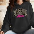 Baseball Mom Leopard Baseball Mama Life Girls Women Baller Wmen Hoodie