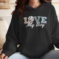 Baseball Mom Love My Boy Retro Casual Letter Print Wmen Hoodie Baseball Mom Love My Boy Retro Casual Letter Print Wmen Hoodie