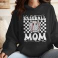 In My Baseball Mom Mama Era Leopard Mom Baseball Wmen Hoodie
