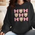 Baseball Mom Sister Tween Teen Girl Girly Pink Bow Preppy Wmen Hoodie