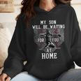 Baseball Mom My Son Will Be Waiting For You At Home Wmen Hoodie Baseball Mom My Son Will Be Waiting For You At Home Wmen Hoodie
