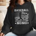 Baseball Momo Mom USA Flag 4th Of July Wmen Hoodie Baseball Momo Mom USA Flag 4th Of July Wmen Hoodie