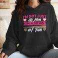 Baseball Moms I'm Not Just His Mom Baseball Mama Wmen Hoodie Baseball Moms I'm Not Just His Mom Baseball Mama Wmen Hoodie