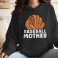 Baseball Mother Lover Baseballer Player Match Baseball Mom Wmen Hoodie