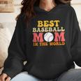 Best Baseball Mom In The World Baseball Wmen Hoodie