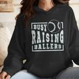 Busy Raising Ballers Graphic For Baseball Moms Wmen Hoodie Busy Raising Ballers Graphic For Baseball Moms Wmen Hoodie