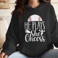 Cheer Baseball Mom Baseball And Cheer Mother Wmen Hoodie