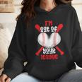 Cute Baseball Mom Out Of Your League Mommy Sports Players Wmen Hoodie