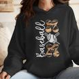 Happy Mother's Day Baseball Mom Leopard Softball Lover Wmen Hoodie Happy Mother's Day Baseball Mom Leopard Softball Lover Wmen Hoodie