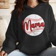 Mama Baseball Mom Wmen Hoodie