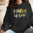 Mom Of Both Softball Baseball Mom Wmen Hoodie