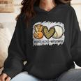 Peace Love Baseball Mom Leopard Print Mother's Day Wmen Hoodie Peace Love Baseball Mom Leopard Print Mother's Day Wmen Hoodie