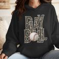 Play Ball Women Graphic Baseball Mom Baseball Wmen Hoodie
